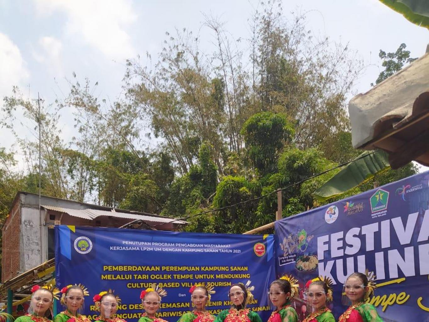 Tari Oglek Tempe Kampung Sanan Tempe Malang (Festival Kuliner)