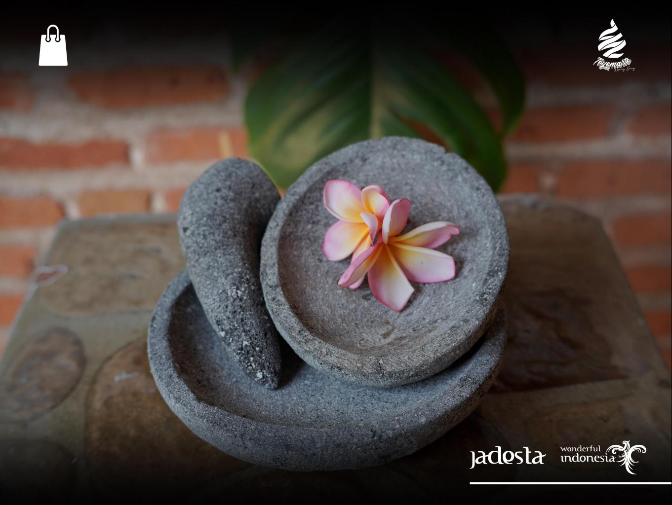 Cobek Batu Asli