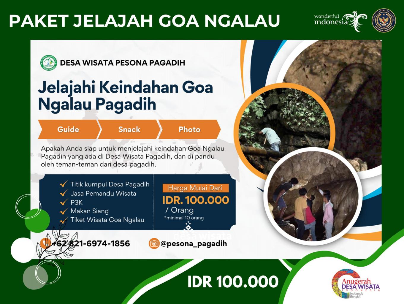 Paket Jelajah Goa Ngalau Pagadih