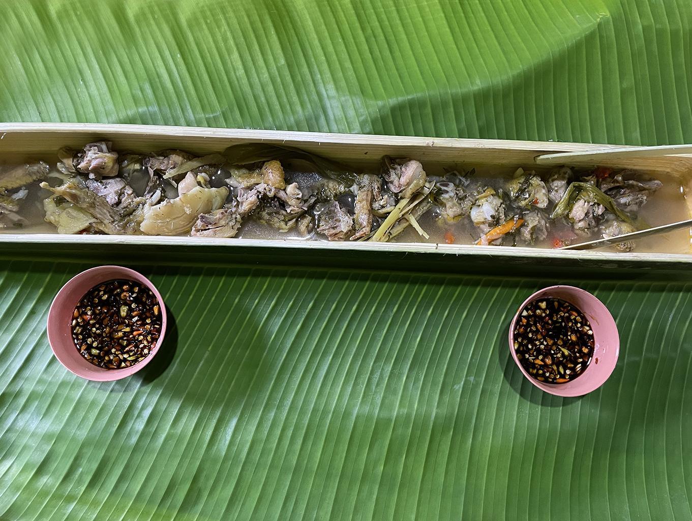 Ayam Kampung Masak di Bambu