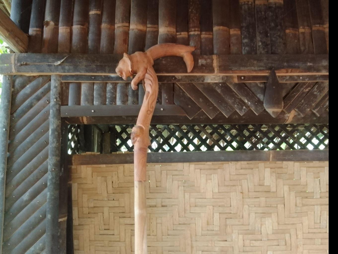 Tongkat Kayu Ukir