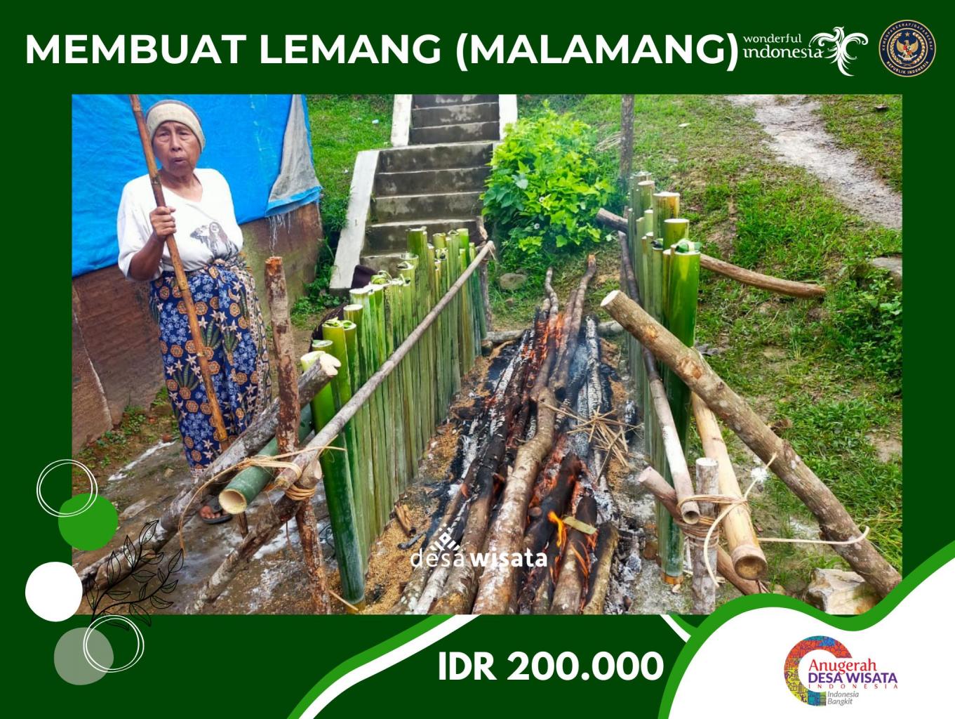 Paket Membuat Lemang (Malamang)