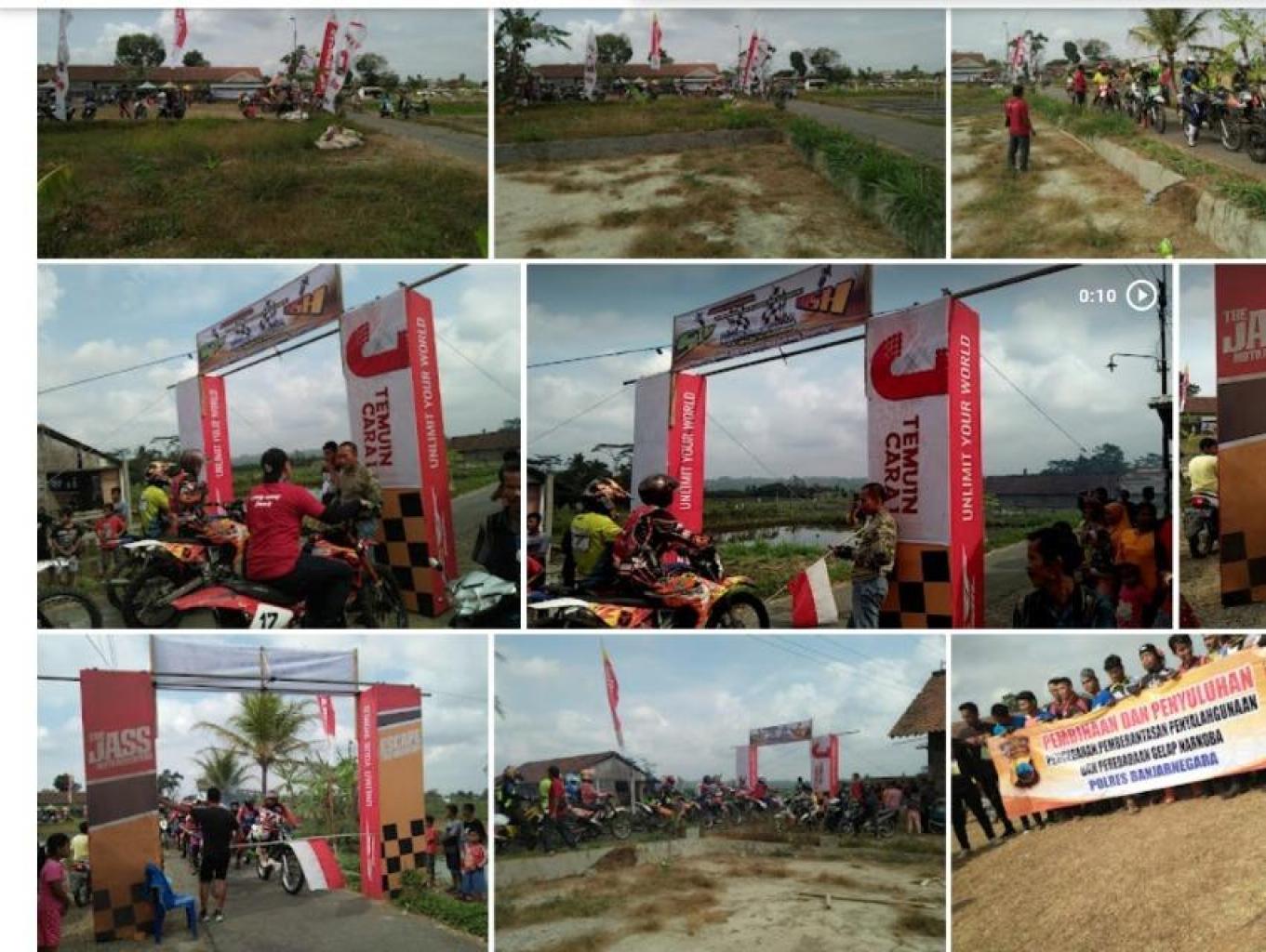 Trabas motor trail