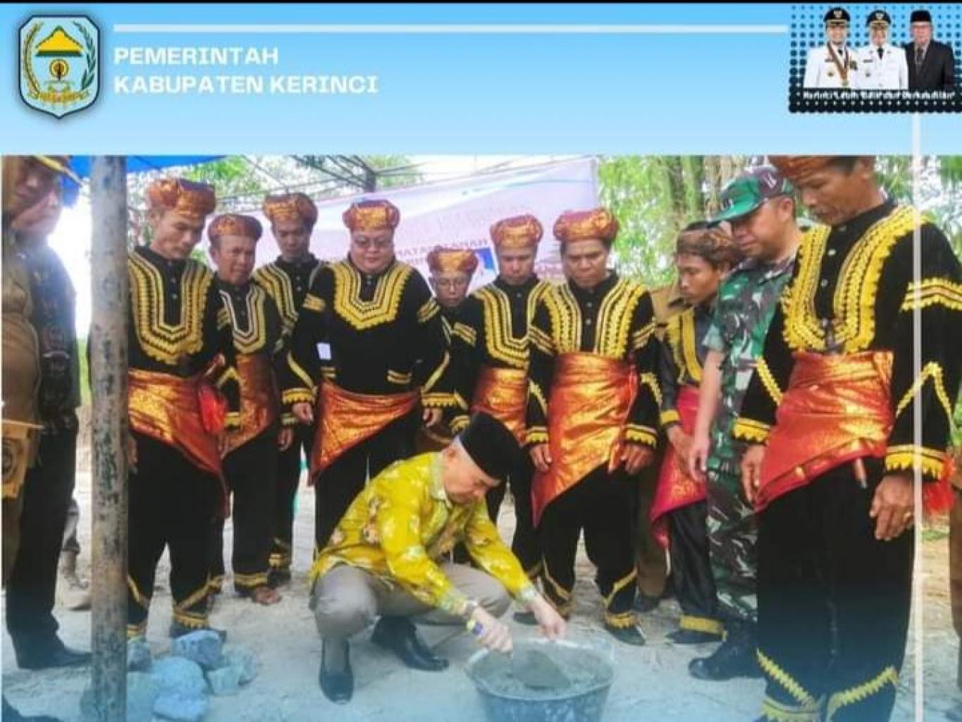 peletakan batu pertama di homestay baru semerah