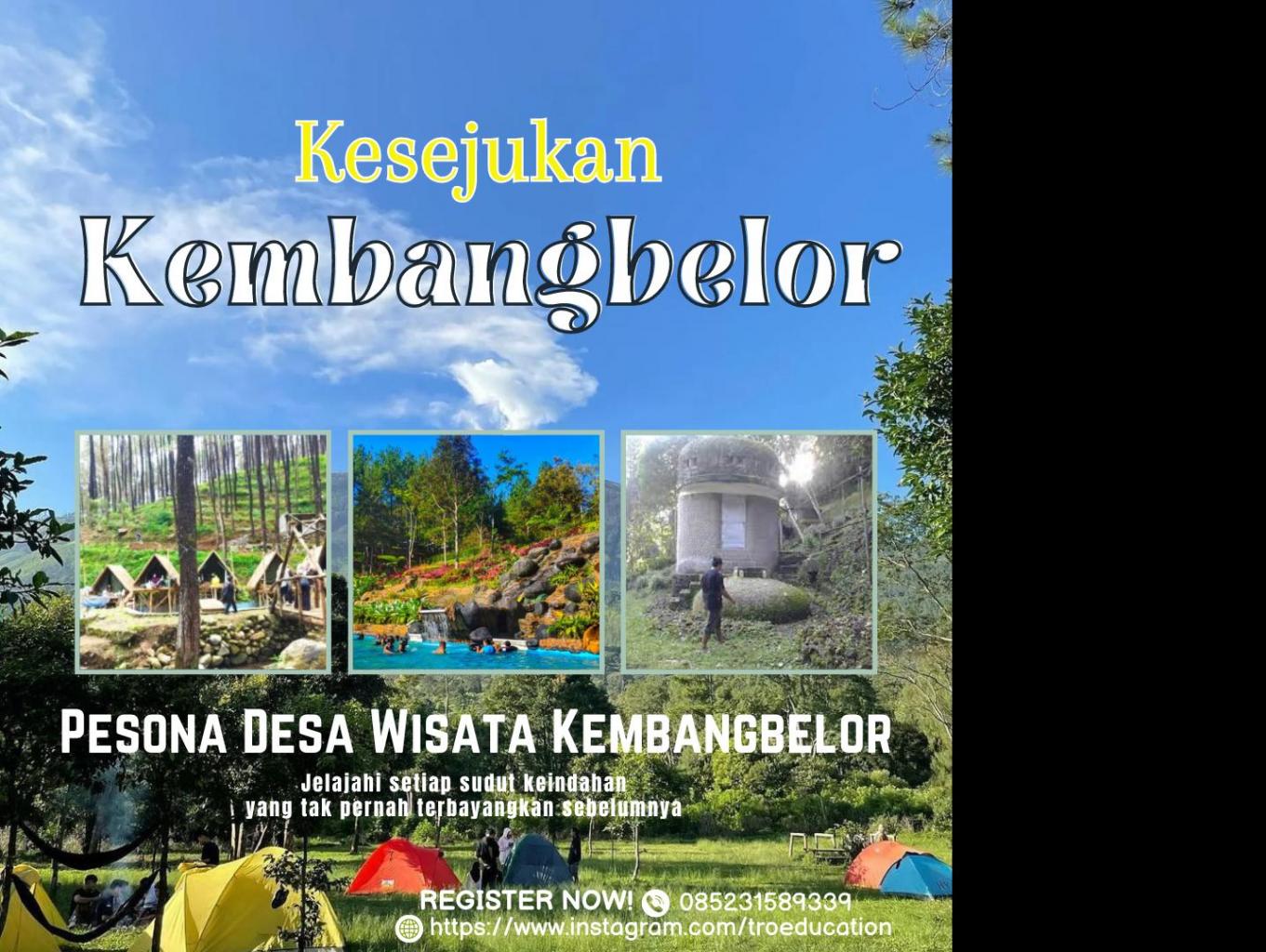 Merasakan sensasi Kesejukan desa Wisata