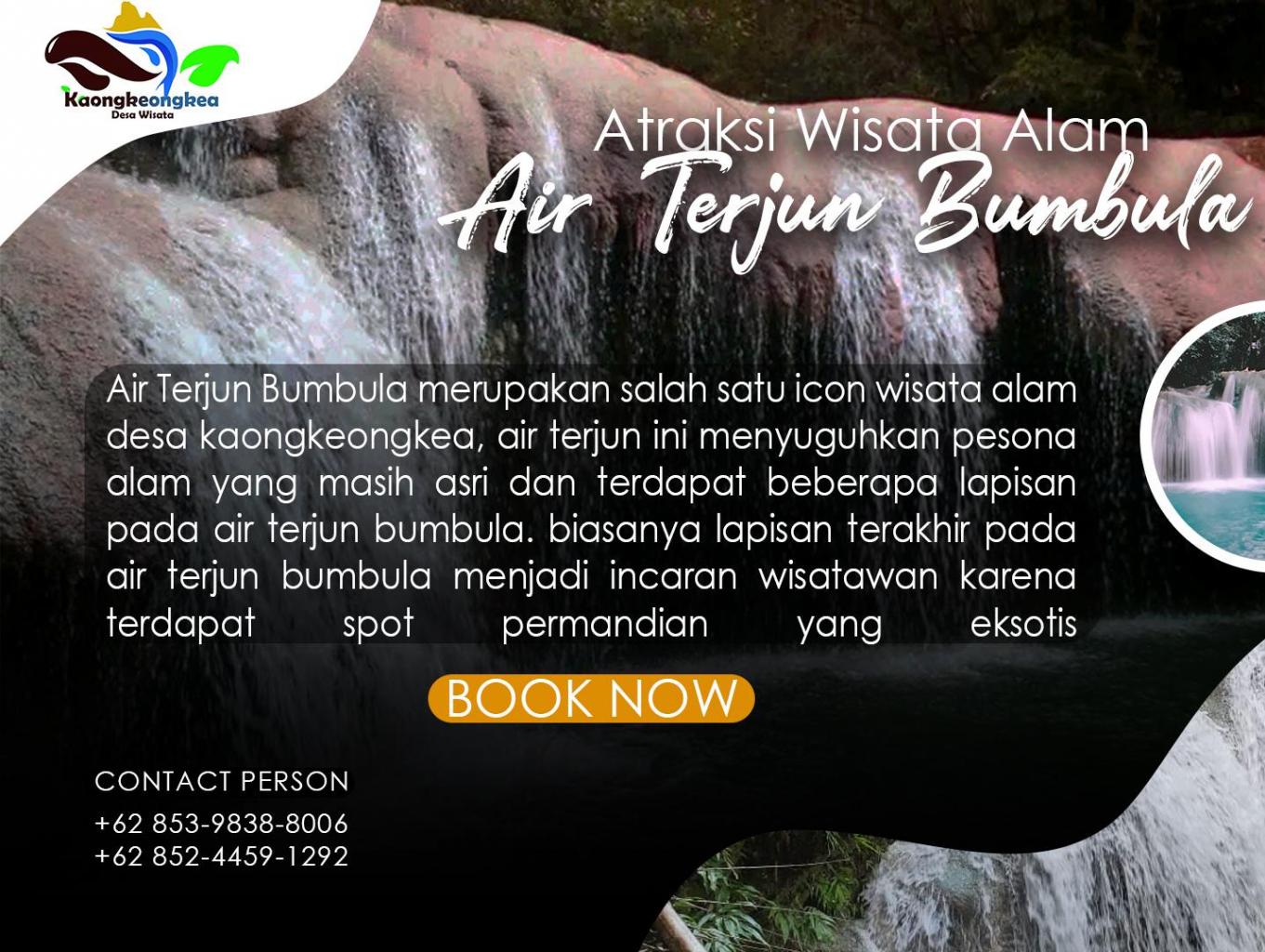 Atrkasi Wisata Alam Air Terjun Kaongkeongkea