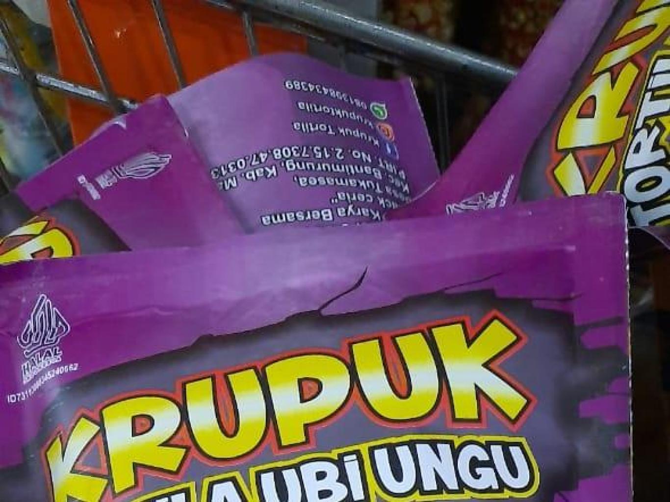Kerupuk Tortilla Ubi Ungu