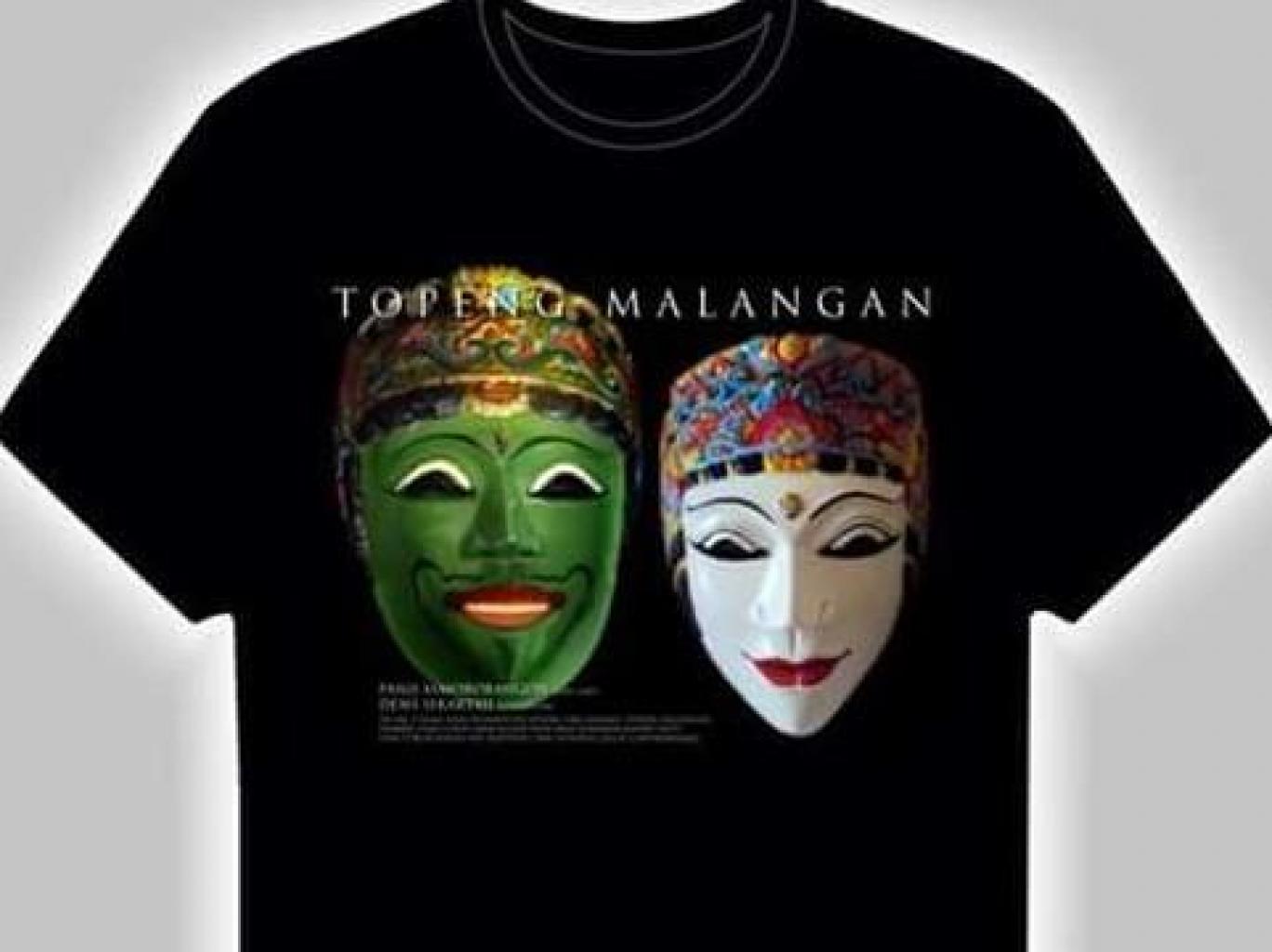 Kaos Gambar Topeng