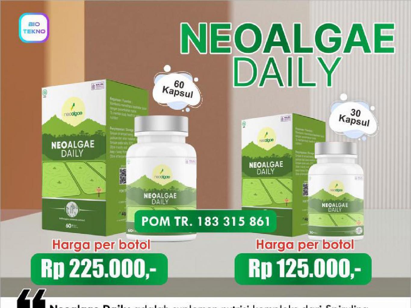 Suplemen Kesehatan dari Algae dan Spirulina