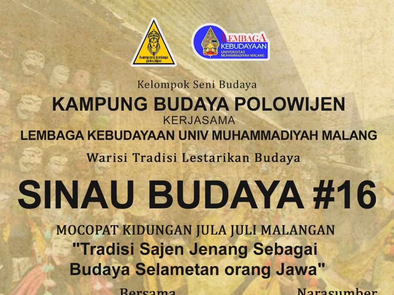 Sinau Budaya (Sejarah, Tradisi, Warisan Budaya)