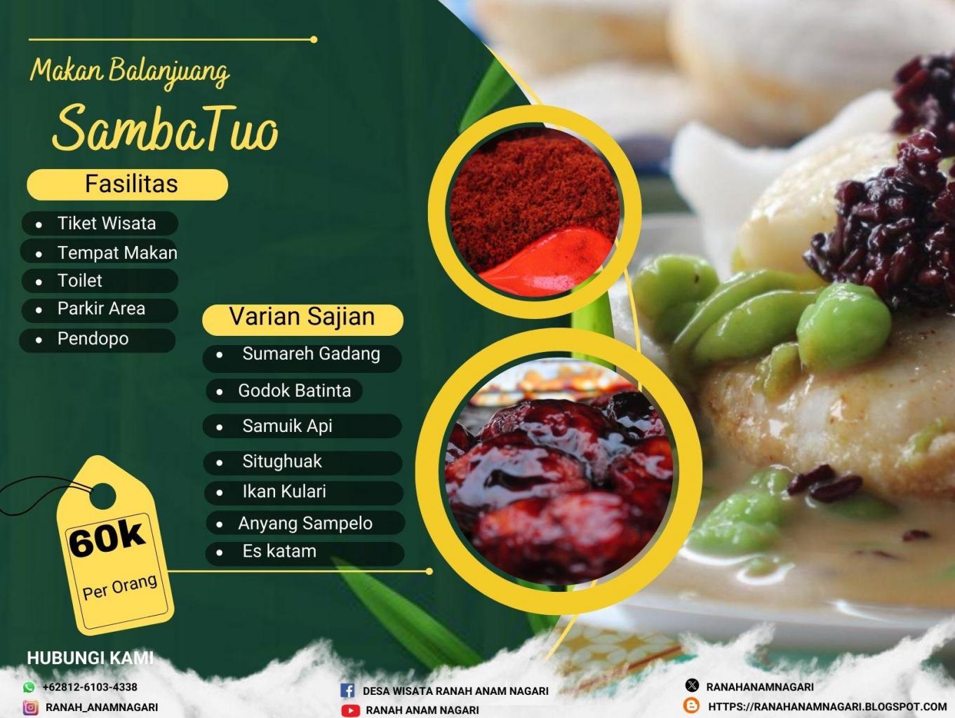 Makan Balanjuang Samba Tuo