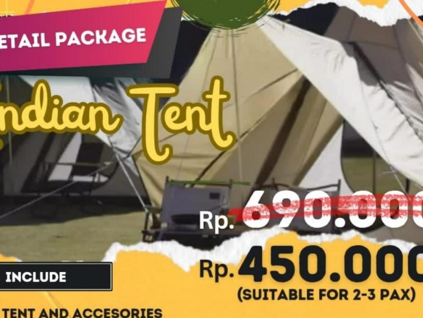 Paket Camping - Indian Tent