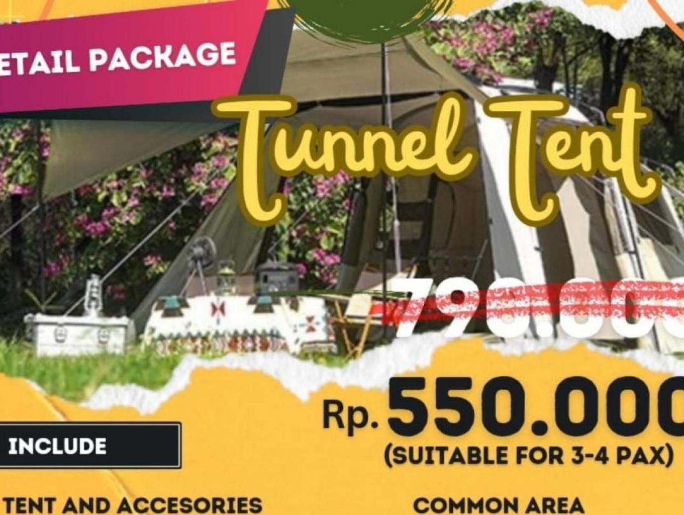 Paket Camping - Tunnel Tent 