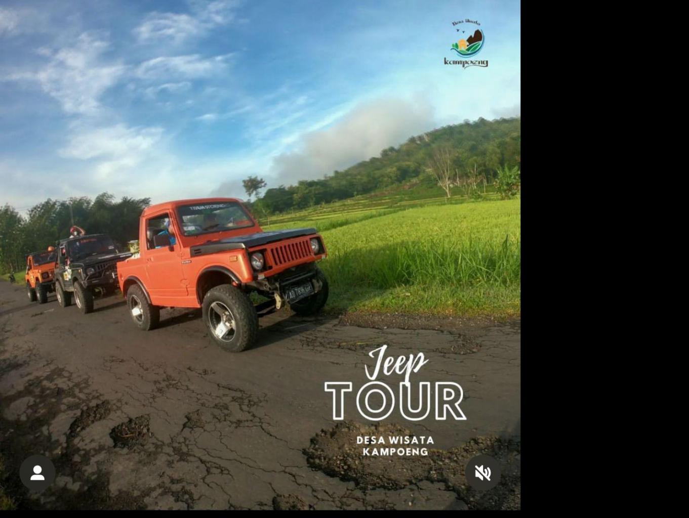 paket tour jeep di desa wisata kampoeng