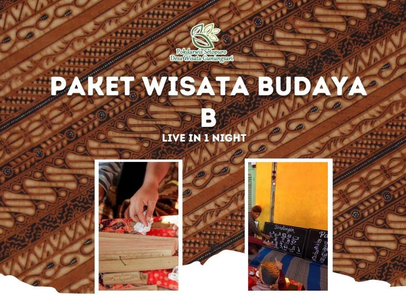 Paket Wisata Edukasi Budaya Jawa B (Live In 1 Night)