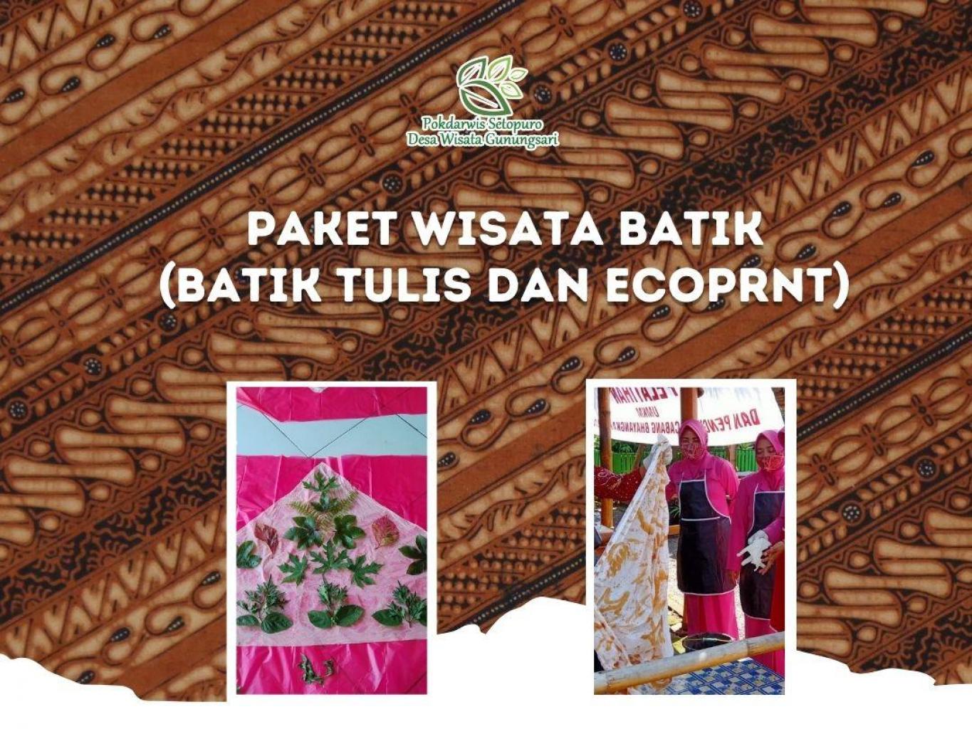 Paket Wisata Batik (Tulis dan Ecoprint)