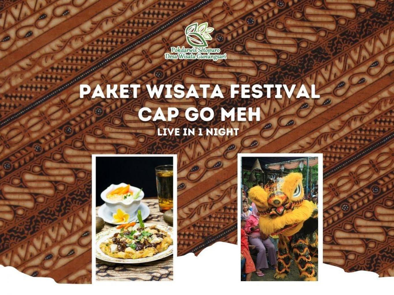 Paket Wisata Festival Tahu Cap Go Meh (Live In 1 Night)