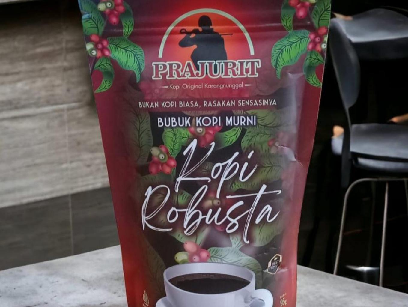 Kopi Prajurit Varian Kopi Murni Robusta 