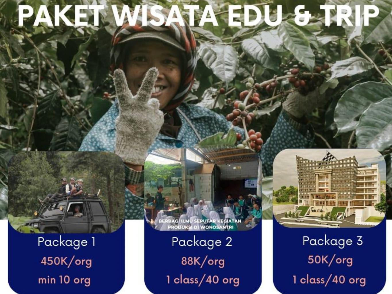 Edu Trip  Wonosantri - Penanaman hingga menjadi kopi yang berkualitas