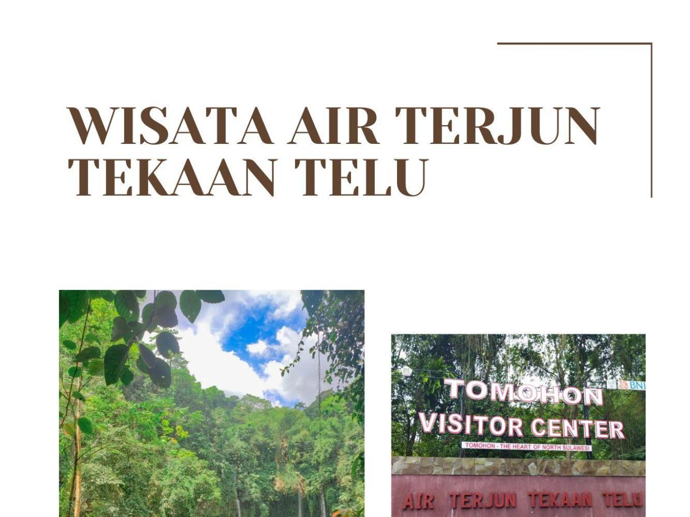 Wisata Air Terjun Tekaan Telu