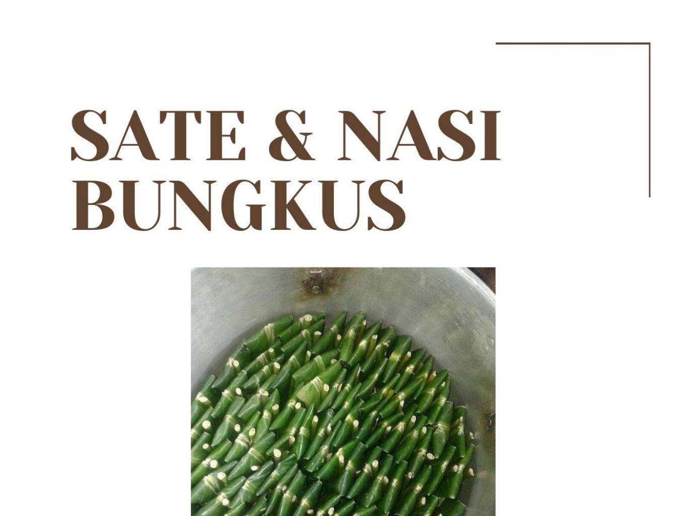 Sate dan Nasi Bungkus Tinoor
