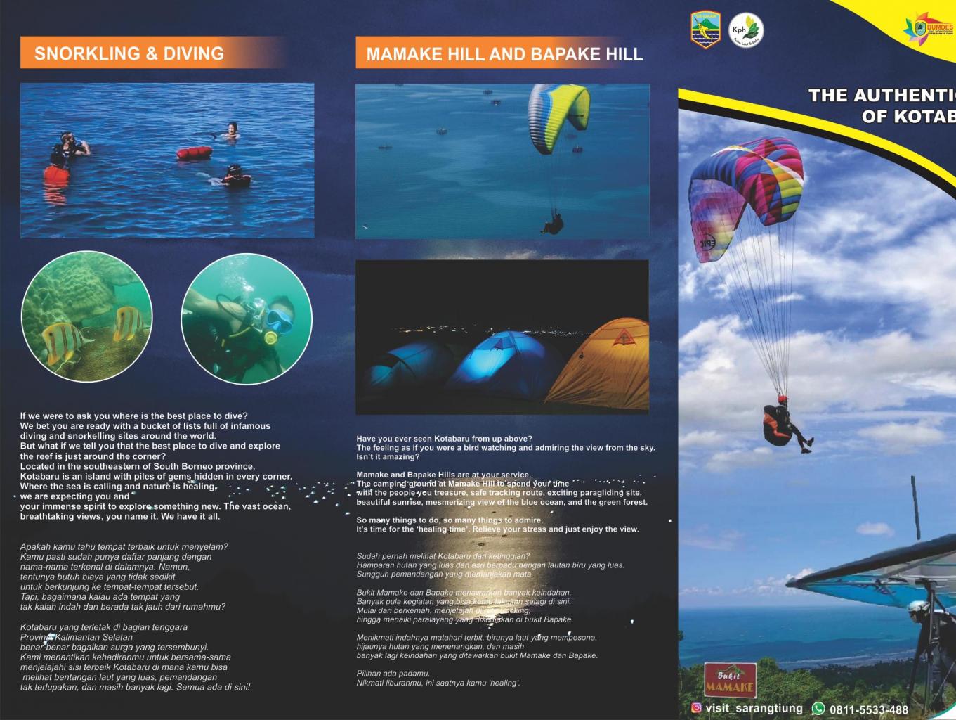Paket Turis Asing - Aerosport & Explore underwater