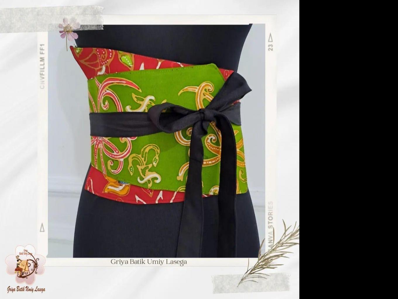 Produk olahan limbah potongan kain batik