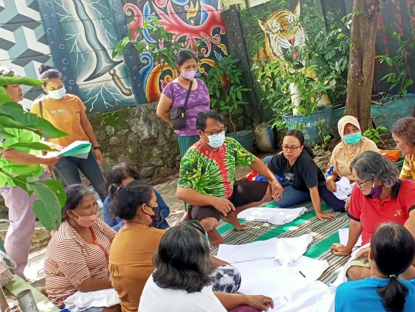 Workshop Sibori, Ecoprint dan Jumputan