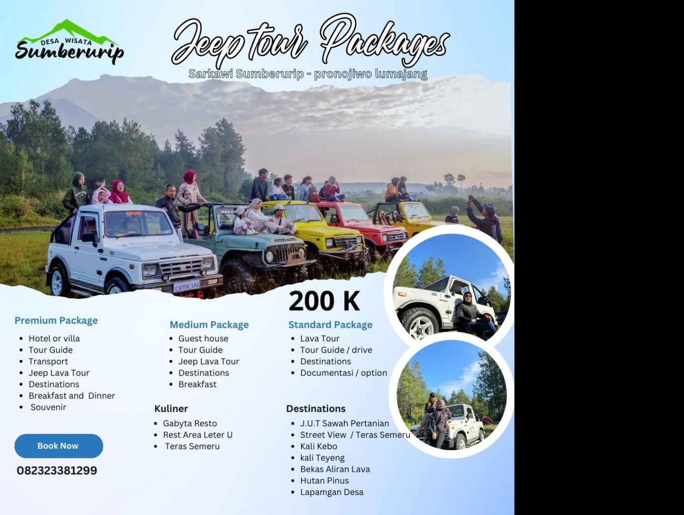 Paket lava tour