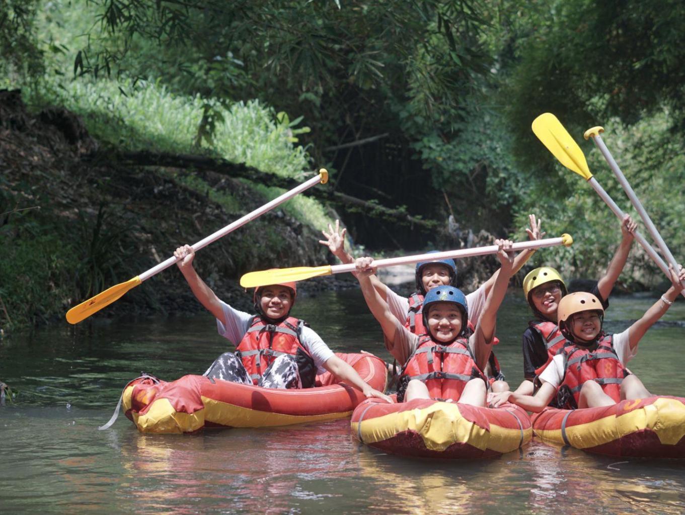 Wisata air rafting kano