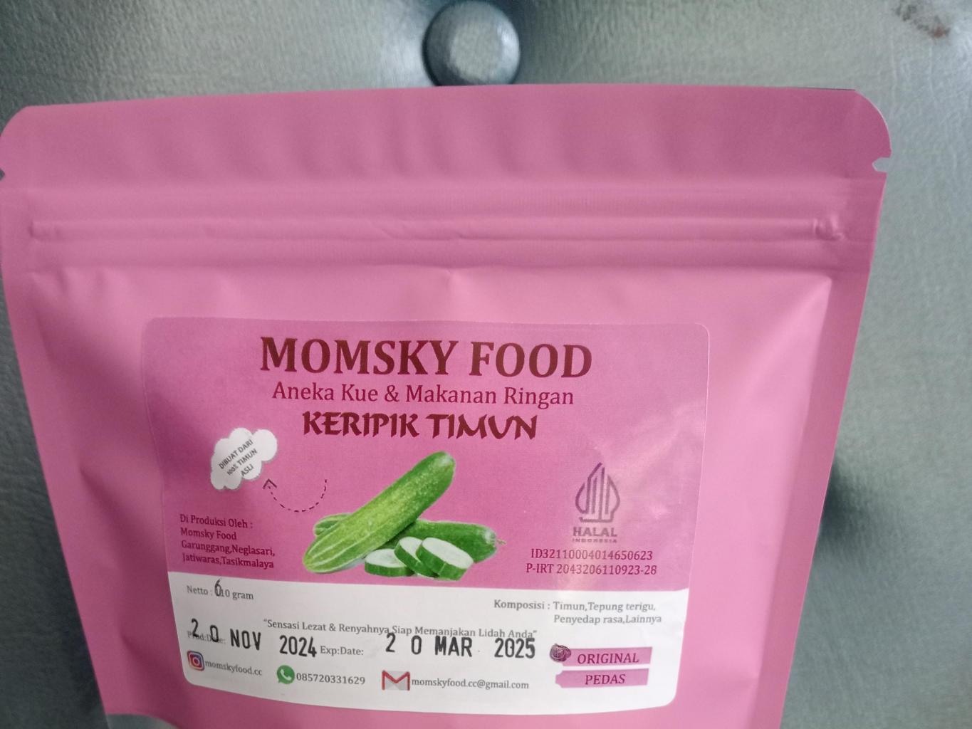 Momsky Food Kripik Timun