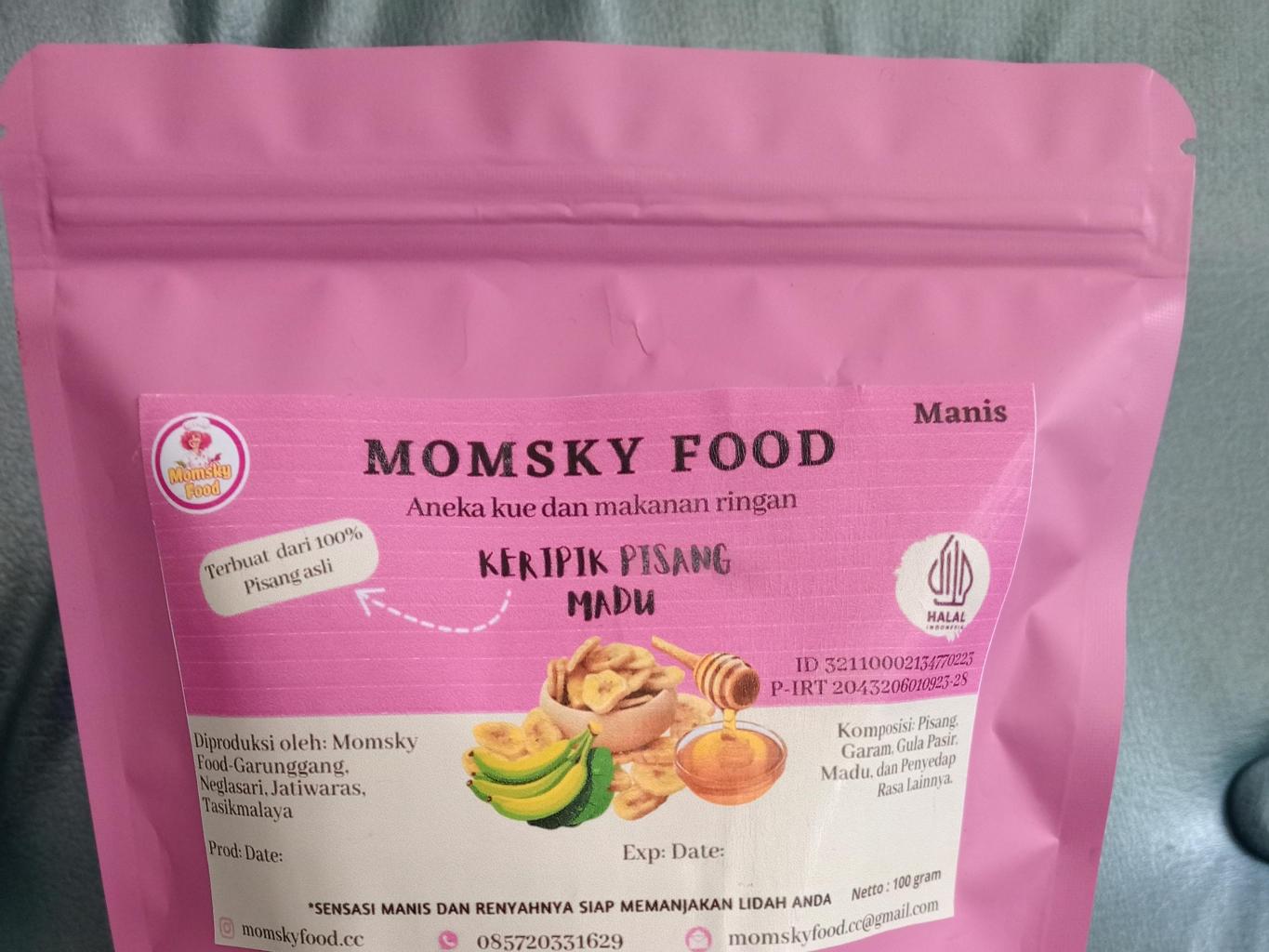 Momsky Food Kripik Pisang Madu