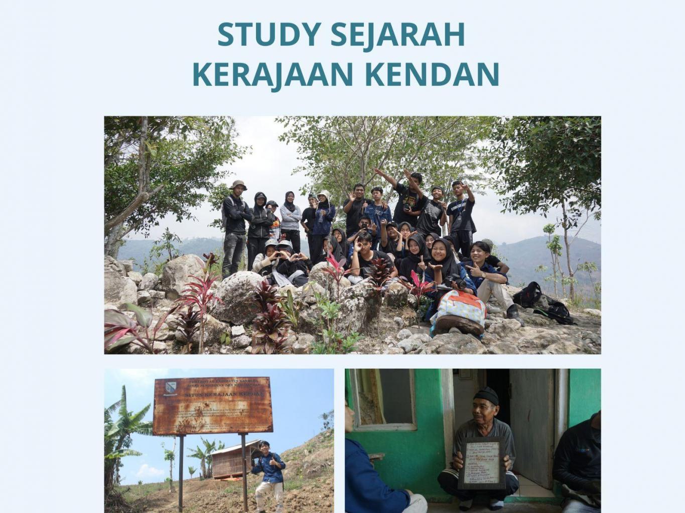 STUDY SEJARAH SITUS KERAJAAN KENDAN