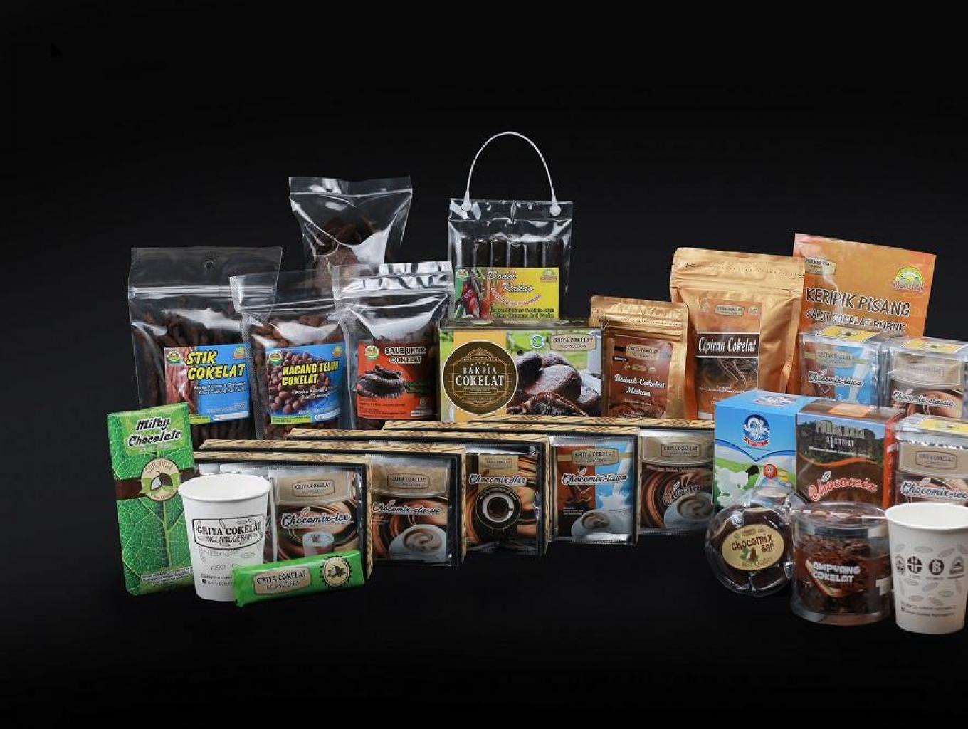 Aneka Olahan Produk Griya Cokelat Nglanggeran