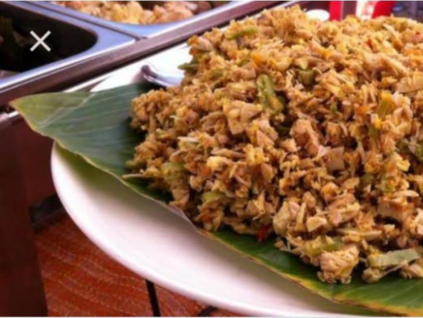 Lawar Isen (lengkuas)
