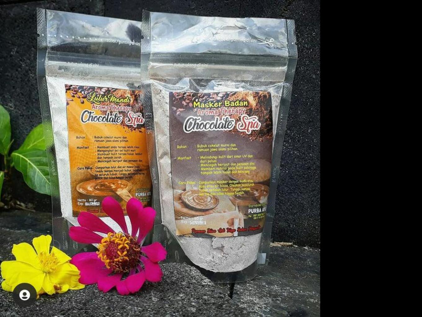 Lulur Cokelat Griya Spa 160 Gram