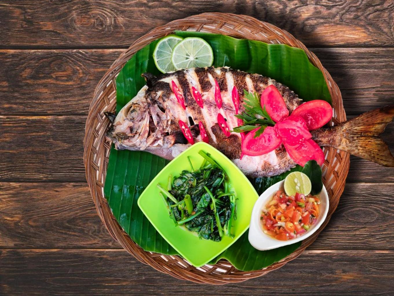 Ikan Baronang Bakar Sambal Dabu-dabu