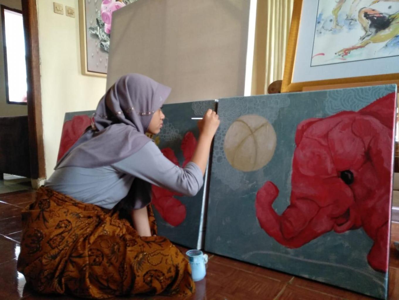Melukis Bersama Kie Kartun