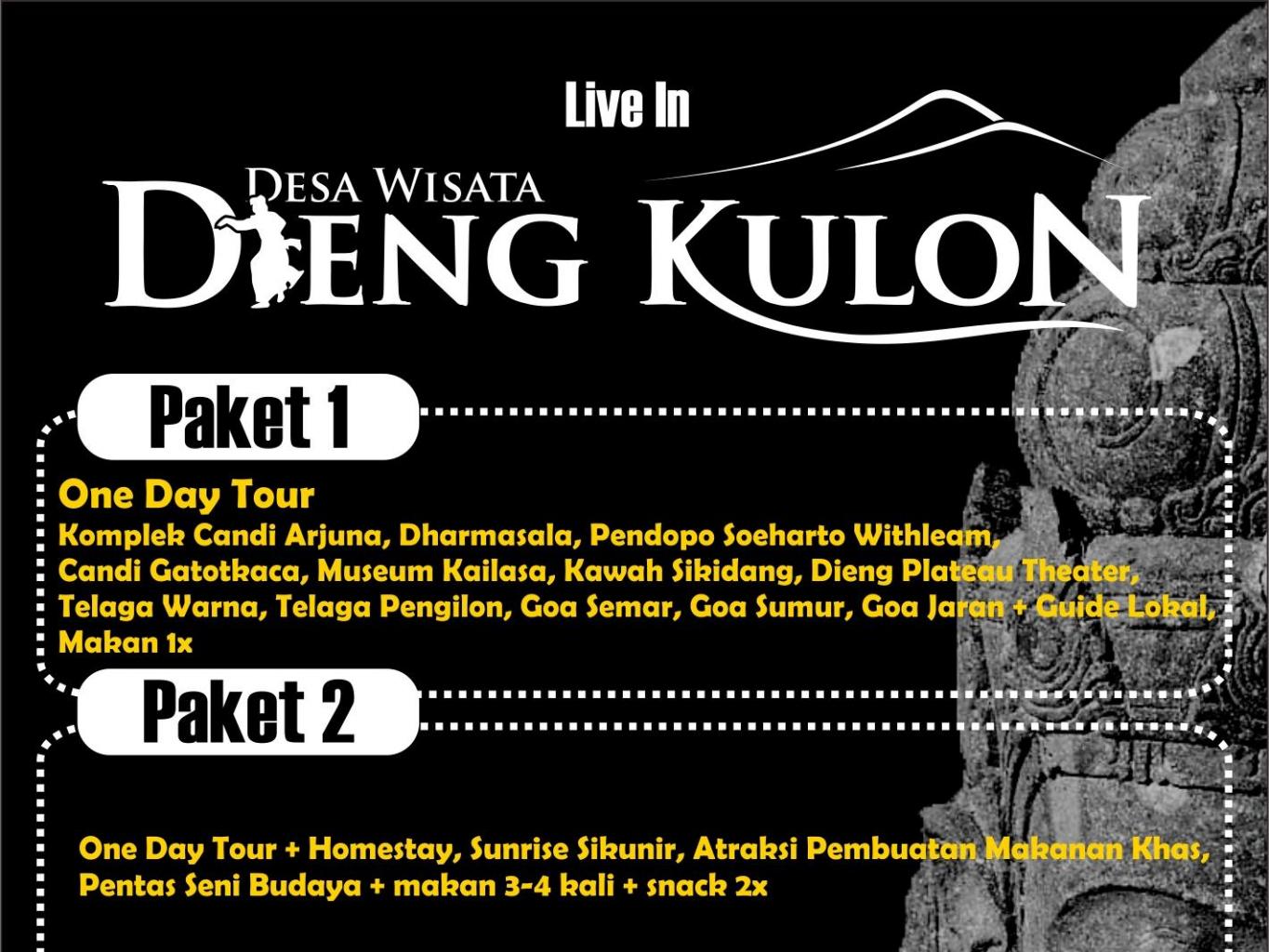 Paket Wisata Live In Deswita Dieng Kulon