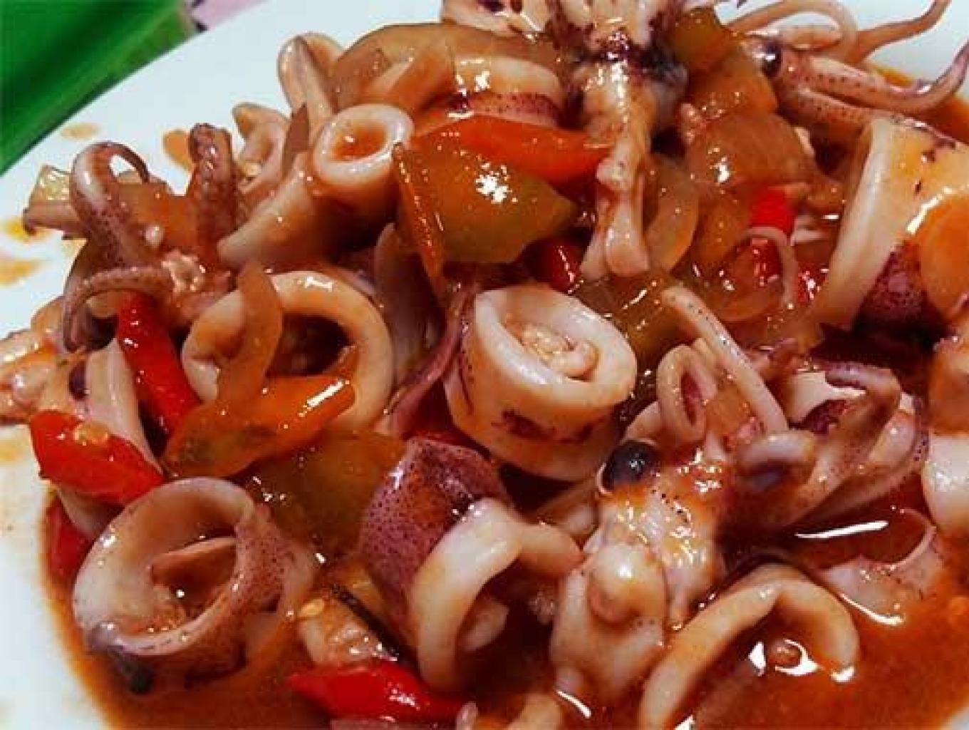 Cumi Saus Pedas Manis