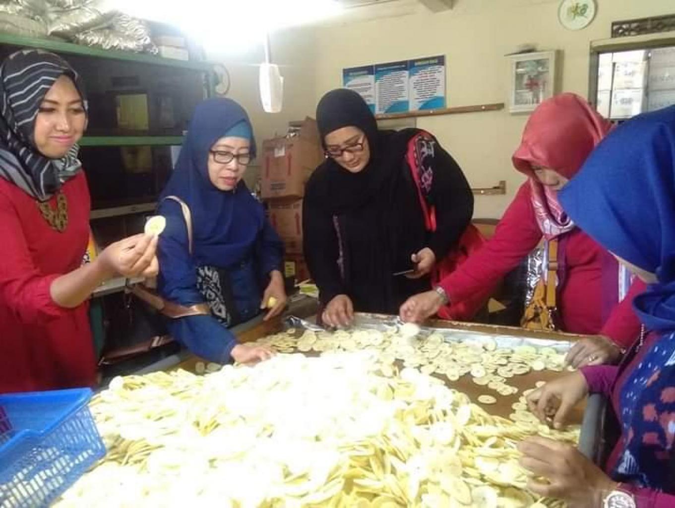 Edukasi Industri Keripik Apel