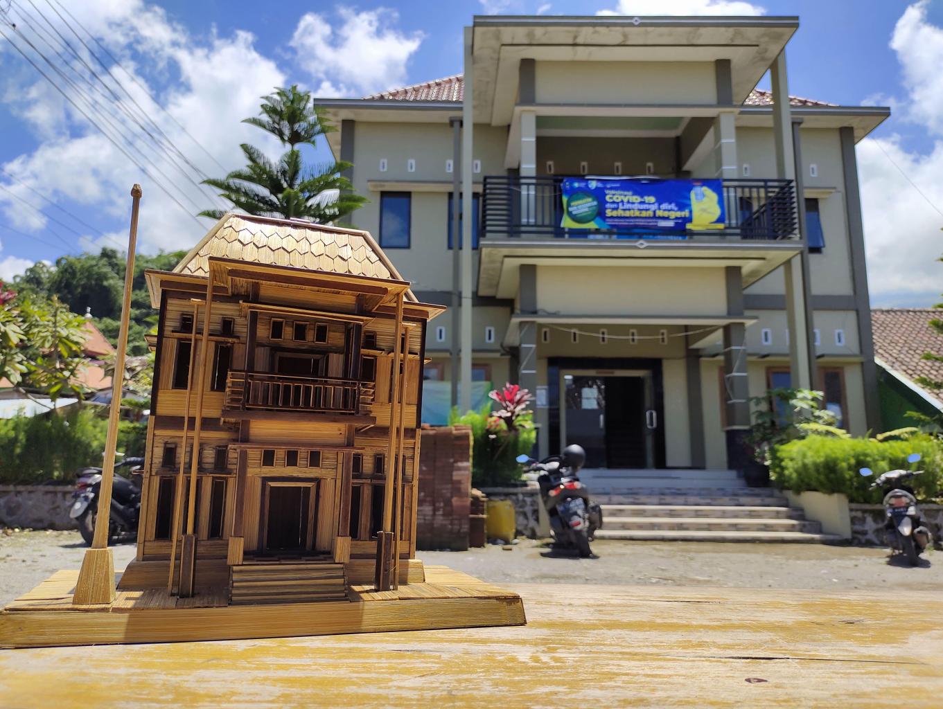 Miniatur Dari Bambu 
