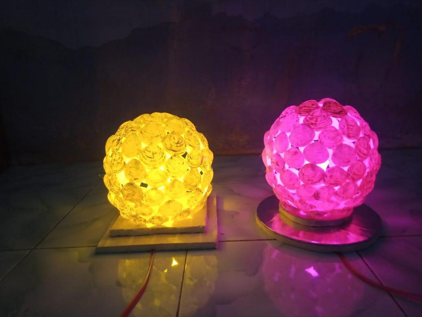 Lampu Dari Kerang Lokan