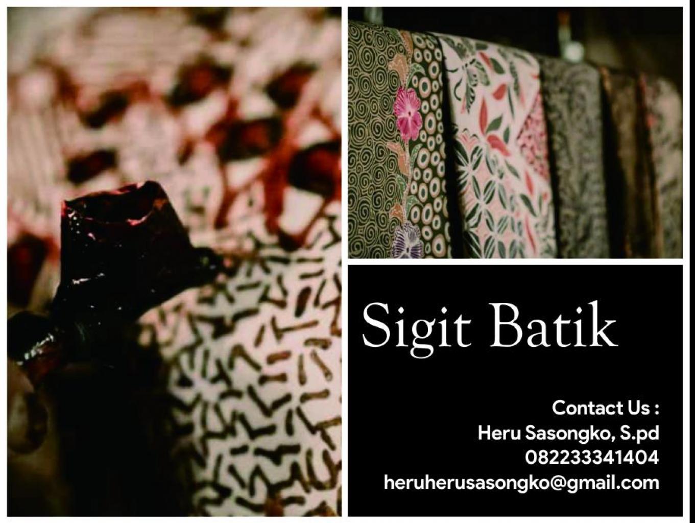 [edukasi] Sigit Batik Tulis Khas Sendang