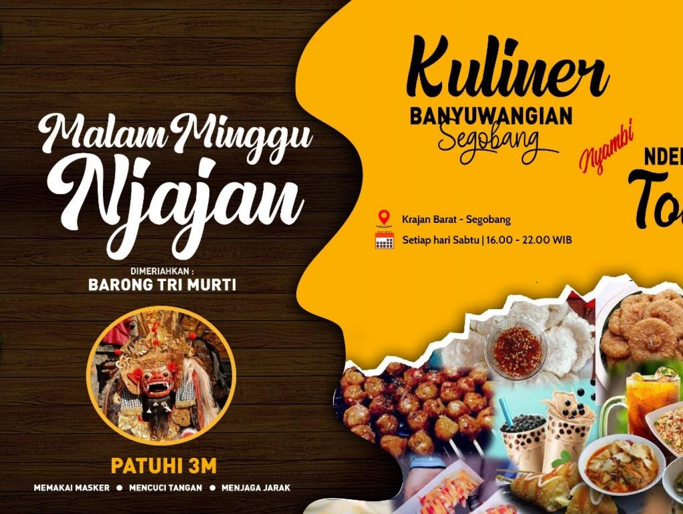Pasar Kuliner Malam Minggu Segobang