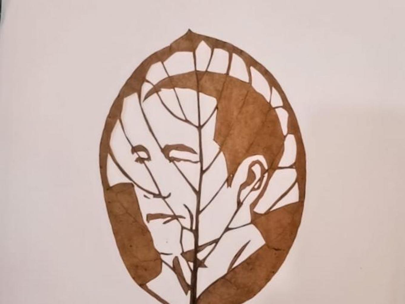 Lukisan Daun
