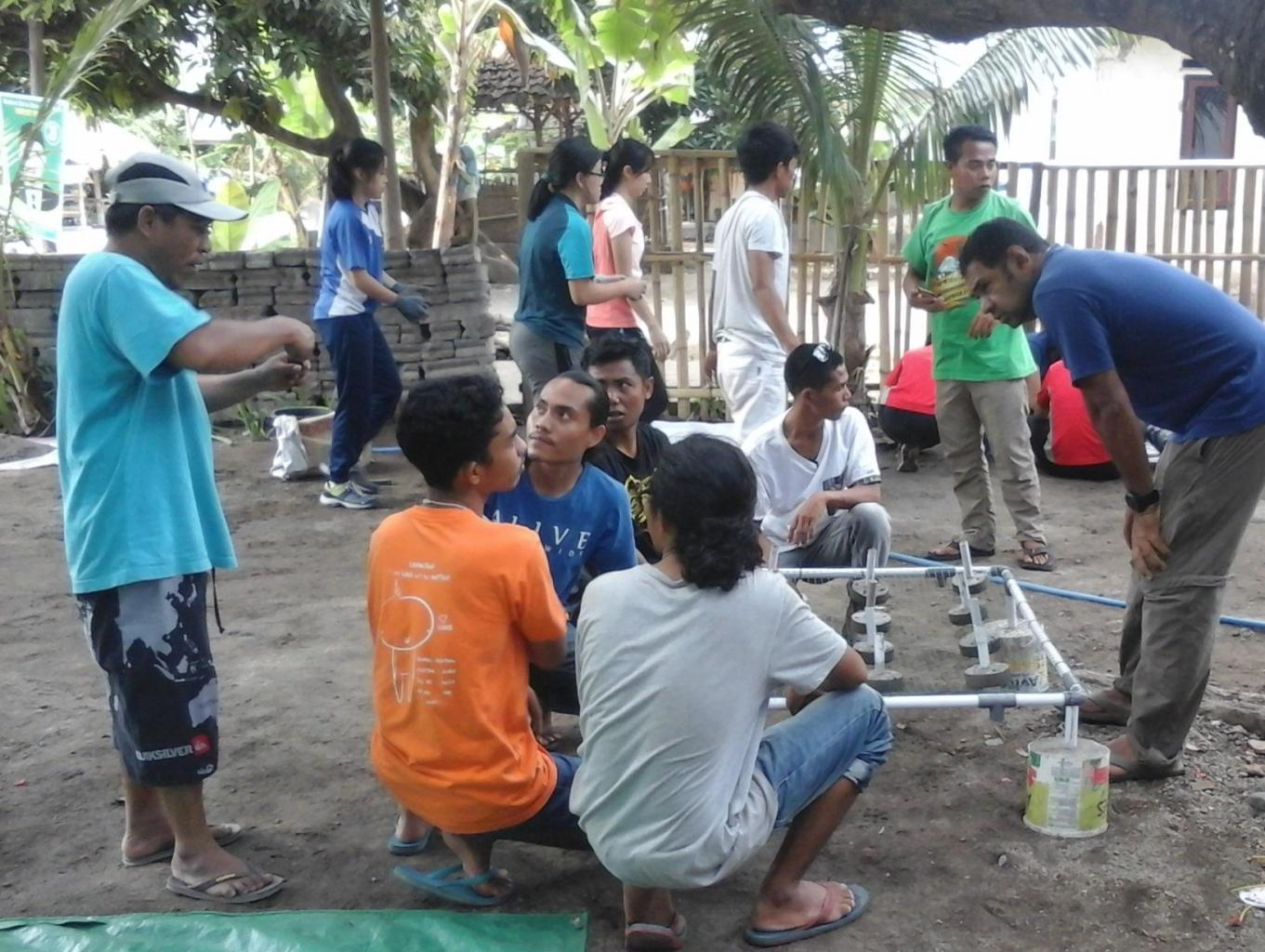 Belajar Membuat Media Penanaman Karang