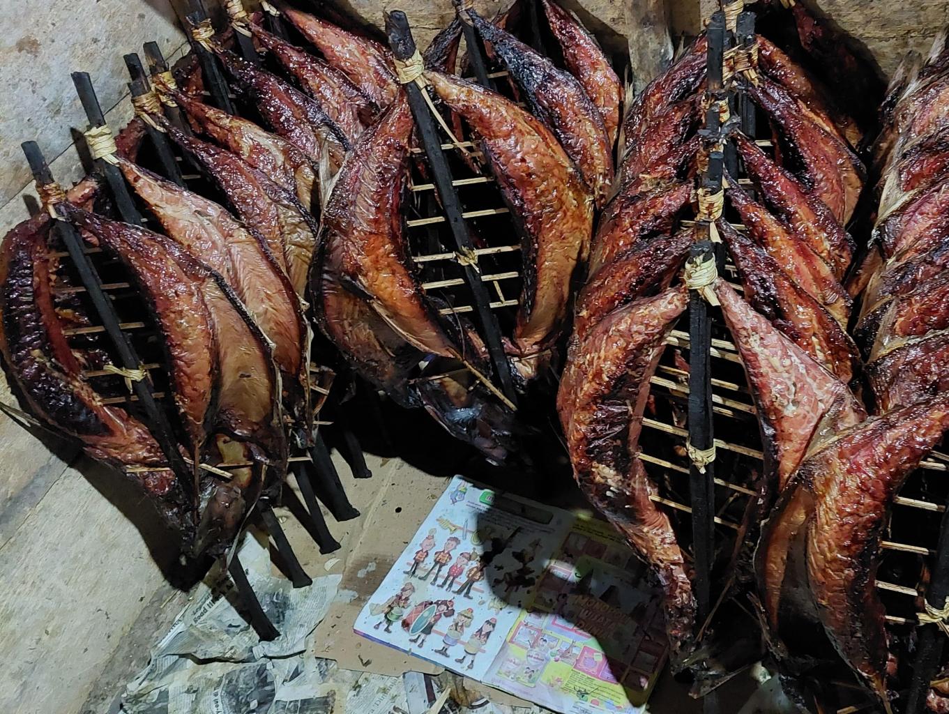 Ikan Cakalang Fufu Atau Ikan Tongkol Asap
