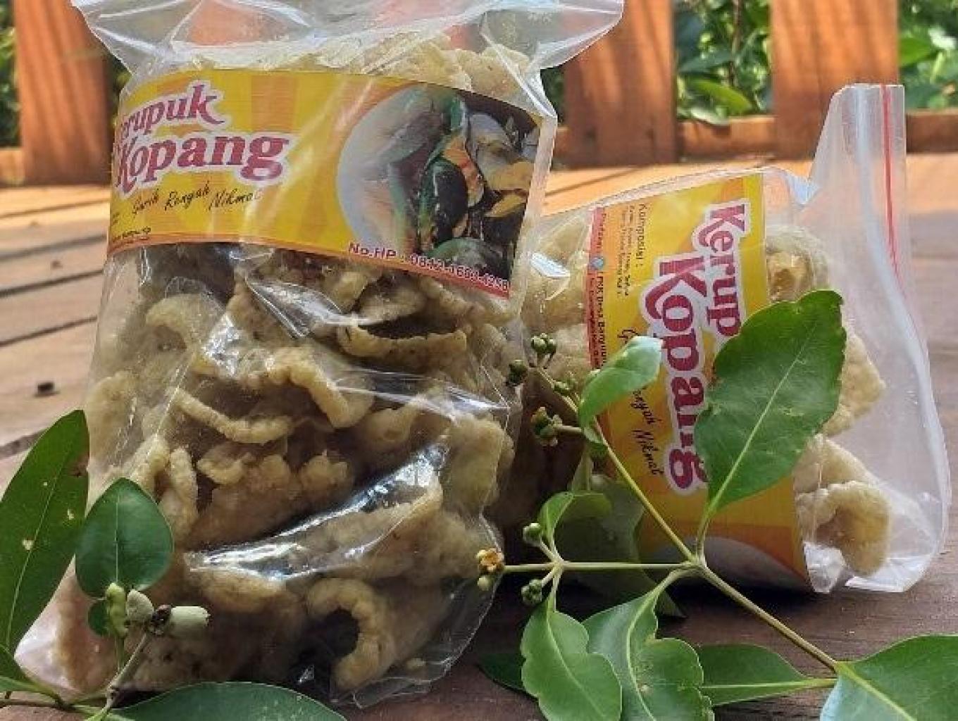 Kerupuk Kopang (kerupuk Kerang Hijau)