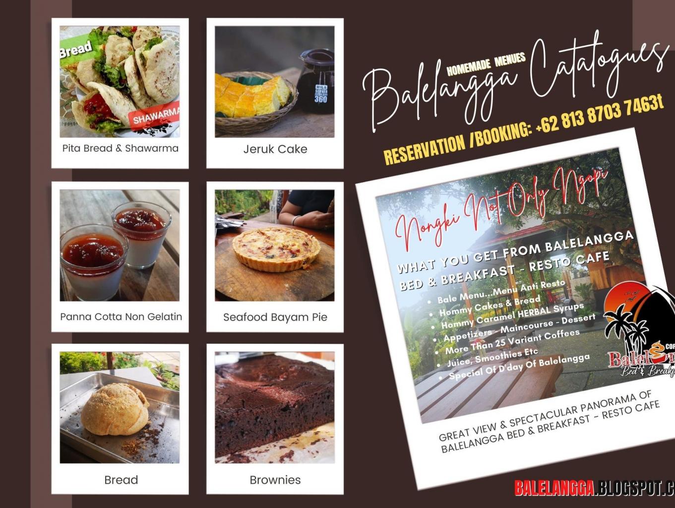 Homemade Menu